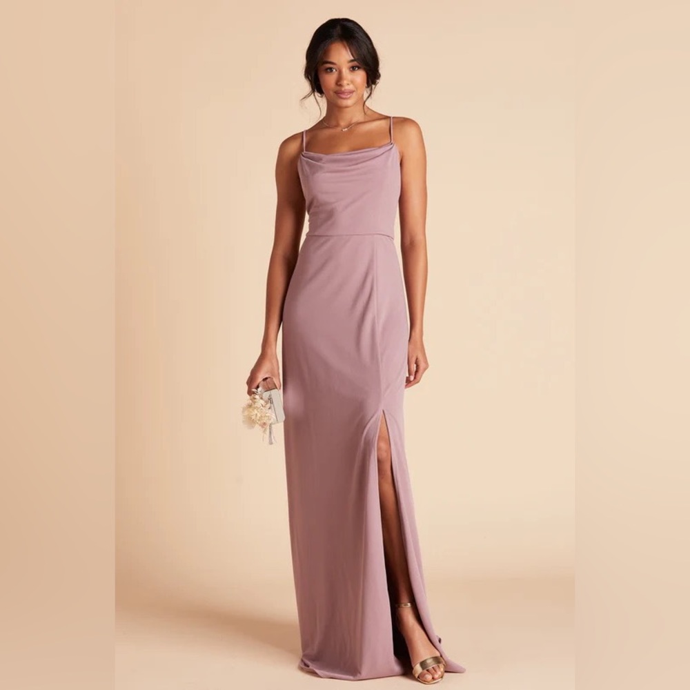 Birdy Grey Ash Dress Crepe Dark Mauve Size Small